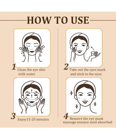 32 Pair 4 Flavors VEROA Under Eye Patches Set - Reduce Puffy Eye Bags Fine Lines Skincare Collagen Eye Patches Moisturizing Hydrating Brightening Hypoallergenic - Vegan Gold Eye Mask 4 Flavour - Buy Online on SooperMarket.com