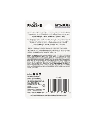 Shop Lip Smacker Frozen II Lip Balm Trio - 3 Pack (0.42 oz) | Moisturizing & Fun Flavors - Buy Online on SooperMarket.com