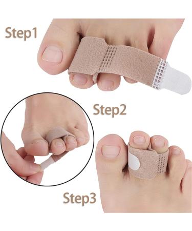 Orthopedic Toe Straightener Corrector Splint - Cushioned Bandage for Broken Toe - Align Crooked Toes - Hallux Valgus Relief (1pc M) - Buy Online on SooperMarket.com