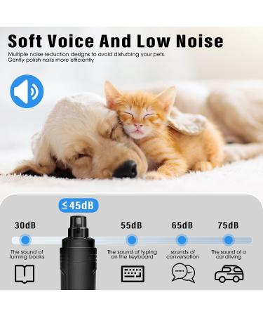 Journeyside 3-Speed Claw Grinder for Dogs & Cats | Quiet LED-Enhanced Nail Trimmer for All Sizes - Buy Online on SooperMarket.com