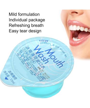 6 Pack Travel Size Mint Mouthwash - Disposable Freshening Breath | 78 Ml - Perfect for International Travel - Buy Online on SooperMarket.com