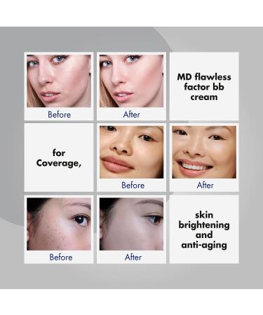 MD Flawless Factor BB Cream SPF 35 | Skin Brightening & Anti-Aging Tinted Moisturizer | 1.76 Fl Oz - Buy Online on SooperMarket.com