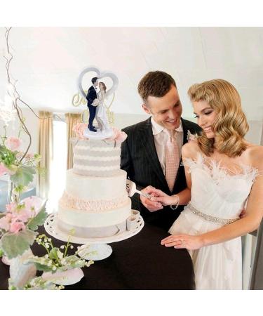 Teksome Couple Cake Toppers Resin Wedding Toppers for Cake Wedding Cake Decorations Wedding Cake Toppers Bride And Groom Figures - Buy Online on SooperMarket.com