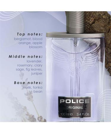 Police Original - Fragrance For Men - Fougere Scent - Opens With Notes Of Bergamot Blood Orange And Apple Blossom - Lavender Rosemary And Clary Sage Middle - Tonka Bean Base - 3.4 Oz EDT Spray 3.4 Fl Oz (Pack of 2) - Buy Online on SooperMarket.com