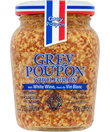 Intrinsic Treats Mustard Bundle with Grey Poupon Dijon 215g and Wholegrain Mustard 210g - (Pack of 2) - Buy Online on SooperMarket.com