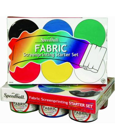 Speedball Fabric Screenprinting Ink Starter Set - High-Quality Inks for Beginners - Buy Online on SooperMarket.com