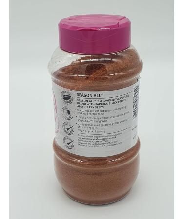 Schwartz SEASON ALL Seasoning. Savoury Seasoning blend of Black pepper Paprika and celery seeds. Suitable for Vegetarians 840g. By Limitless Essentials - Buy Online on SooperMarket.com