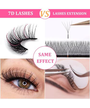 7D01 Russian Strip Lashes 10 Pairs - Reusable & Natural Look Faux Mink Lashes - Buy Online on SooperMarket.com