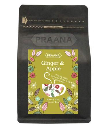 PRAANA TEA Ginger and Apple Fruit Tea 100 g 511-100