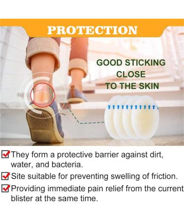 HEIMEABI Hydrocolloid Bandages - Waterproof Blister Pads for Heels, Acne Prevention & Skin Care - One Size - Buy Online on SooperMarket.com