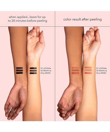 Sacheu Lip Liner Stay-In - Peel Off Lip Stain with Hyaluronic Acid & Vitamin E - Long Lasting Tattoo Lip Liner - nOOHde Shade - Buy Online on SooperMarket.com