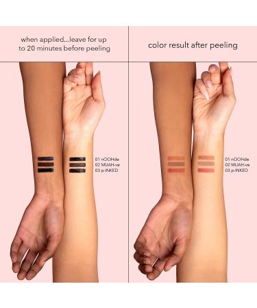 Sacheu Peel Off Lip Stain with Hyaluronic Acid & Vitamin E - Long Lasting Tattoo Lip Liner in p-INKED Shade - For All Skin Types | 1 Pack - Buy Online on SooperMarket.com
