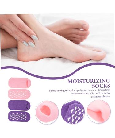 minkissy 6 Pairs Gel Socks Spa Vegetable Gel Commodity Miss - Buy Online on SooperMarket.com