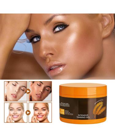 Funnaura Intensive Tanning Gel Fast Tanning Bronzing with Coconut Oil and Vitamin E for Sunbeds & Outdoor Sun - Buy Online on SooperMarket.com