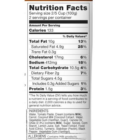 FODMAPPED Low FODMAP Butter Chicken Simmer Sauce 7 OZ (200g) - Authentic Indian Flavors | Shop Now! - Buy Online on SooperMarket.com