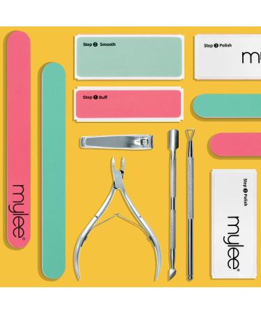 Mylee Stainless Steel Dual Tool Cuticle Pusher & Nail Cleaner - Buy Online on SooperMarket.com
