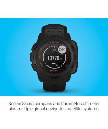 Garmin Instinct Solar Outdoor Smartwatch with Solar Charging - Black - Buy Online on SooperMarket.com