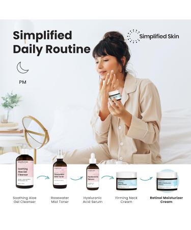 Retinol Cream for Face - 2.5% Anti-Aging Moisturizer with Vitamin E & Hyaluronic Acid | Hydrating Night Cream - 1.7 Oz - Buy Online on SooperMarket.com