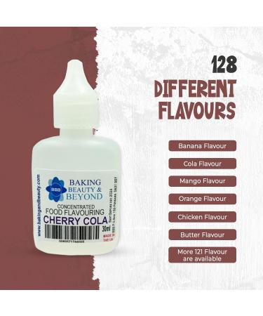Baking Beauty and Beyond Concentrated Food Flavouring Oil - Dozen of Professional Quality Food Grade Flavouring Oil for Candy Making Baking Cooking Lip Balm and Lip Gloss - Cherry Cola (10ml) - Buy Online on SooperMarket.com