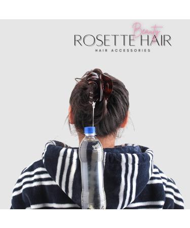 Large Chic Styling Hair Claw Clip - Organic Glass Hair Clamp for Women and Girls - Hair Barrette for Thick Hair Amber - Buy Online on SooperMarket.com