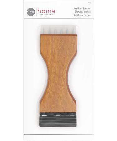 Dritz Home 44292 Wood Handle Webbing Stretcher , Brown