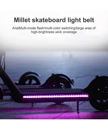 YHGSEE Electric Scooter LED Strip Light 2 Pack - Night Cycling Colorful Lamp for Xiaomi M365/pro & Ninebot/Mercane - Waterproof Safety Skateboard Accessory - Buy Online on SooperMarket.com