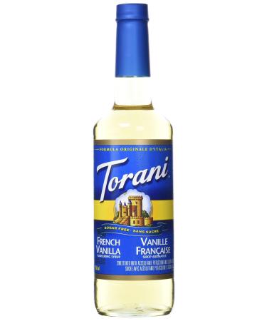 Torani Sugar Free French Vanilla Coffee Syrups 0.75 L