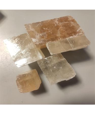 1pc Natural Orange Clear Iceland Spar Stone Calcite Specimen Rough Raw Collection Gift Gift (Color : Yellow Size : 3-5cm) 3-5cm Yellow - Buy Online on SooperMarket.com