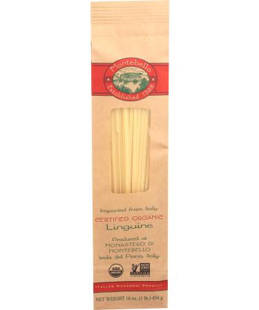 MONTEBELLO Organic Linguine, 16 OZ