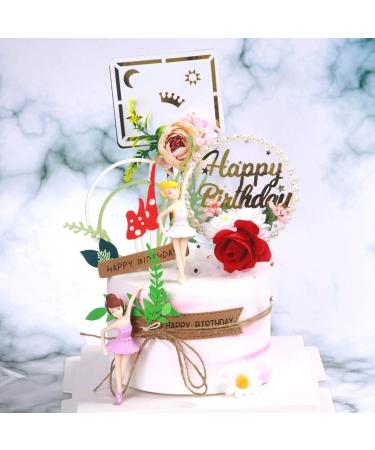 4Pcs Ballet Girl Birthday Cake Toppers Ballet Girl Birthday Cake Decoration Lovely Ballet Dancer Cake Ornament Ballet Dancer Cake Topper for Party Birthday Wedding - Buy Online on SooperMarket.com