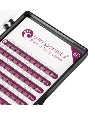 6D Volume Eyelashes C Curl - 0.07mm Thickness Mixed Lengths 8-14mm - Premium Eyelash Extensions for Glamorous Looks - Buy Online on SooperMarket.com