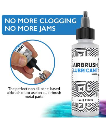 4 oz USA-Made Airbrush Lubricant for Smooth Trigger Action and Reduced Needle Friction - Buy Online on SooperMarket.com