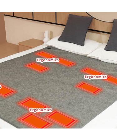Electric Heating Blanket 160x150cm - Washable Soft Heat Pillow for Winter | USB Fast Heating & Multifunctional | Shenrongtong - Buy Online on SooperMarket.com