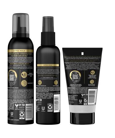 TRESemm Extra Hold Hair Care Bundle Hair Mousse Non-Aerosol Hairspray and Alcohol-Free Gel Anti-Humidity Anti-Frizz Hair Products (3 Piece Set) - Buy Online on SooperMarket.com