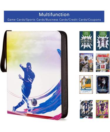 GHIUAN Soccer Card Binder - 720 Pocket Trading Cards Collector Album with Sleeves - Football Type 2 - Buy Online on SooperMarket.com
