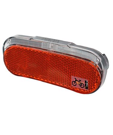 NEAN bike e-bike LED rear light rear light with reflector and parking light bicycle light with StVZO approval outdoor reflecting rear lamp 5 candela red