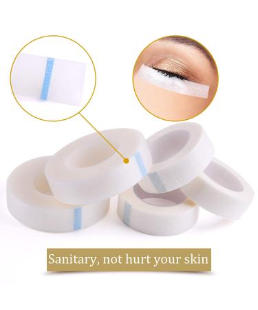 FEPITO Eyelash Tape Set - 8 Rolls White Eyelash Tape & 4 Rolls Micropore Tape for Eyelash Extensions - 12 Pieces in 1 Pack - International Shipping - Buy Online on SooperMarket.com