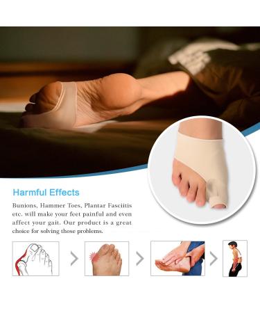 ANGGREK Bunion Relief Kit - Toe Bunion Corrector & Protector Sleeves for Hallux Valgus & Hammer Toe - Gel Toe Treatment for Pain Relief - Buy Online on SooperMarket.com