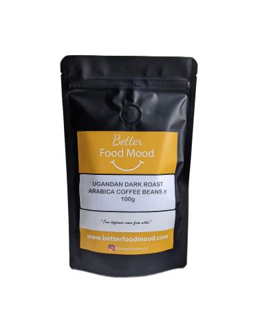 Ugandan Dark Roast Arabica Coffee Beans 100g | Single Origin Mt. Elgon 100% Arabica Coffee Beans Sourced from Small Scale Farmers | Better Food Mood