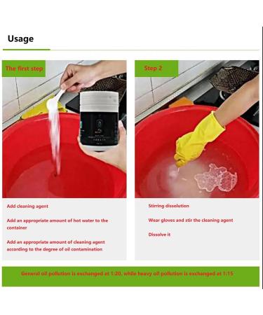M.O.F-CHEF Protective Kitchen Cleaner - Heavy Duty Degreaser & Chef Cleaner Powder (500g) - Ideal for International Shipping - Buy Online on SooperMarket.com