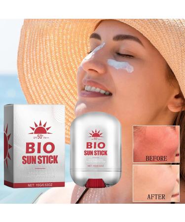 15g Sunscreen Stick | Spf50 Sunscreen Stick | Pa+++ Sunscreen Stick | Water-Resistant Sunscreen Stick Sunscreen Stick for Sensitive Skin for All Skin Types and Portability - Buy Online on SooperMarket.com