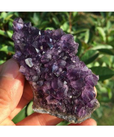 Natural Crystal Rough Natural Amethyst Quartz Crystal Cluster Specimen Healing 80g - Buy Online on SooperMarket.com