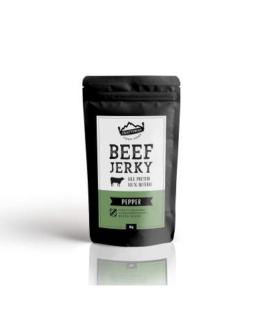 Craftsman Beef Jerky - 100% Natural Sugar-Free Protein 68% | 4x50g Pack | Bavarian D rrfleisch Mix | Smoky Chili & Hemp Pepper Biltong - Buy Online on SooperMarket.com