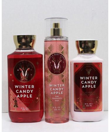 Winter Candy Apple Trio: Shower Gel, Fragrance Mist & Body Lotion - Bath & Body Works Winter 2019 - Buy Online on SooperMarket.com