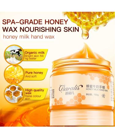 Buy Honey & Milk Hand Cream - Nourishing Moisturizing Mask for Calluses | 150g International Shipping - Buy Online on SooperMarket.com