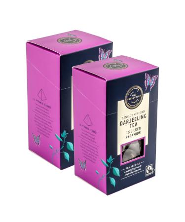 M&S Collection Single Origin Darjeeling Silken Pyramid Teabags Compostable - Set of 30 Bags (2 x 15)