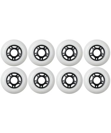KSS Outdoor Asphalt Formula 89A Inline Skate X8 Wheels White 80mm