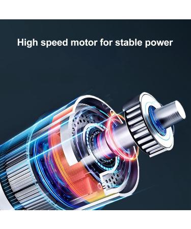 Electric Beard Trimmer Long Battery Life Type C Rechargeable Mini Beard Trimmer One Button Control for Car (Polished Blue) - Buy Online on SooperMarket.com