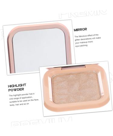 Mikinona Highlighter Powder for Makeup Face Powder Compact Face Highlighter Glitter Makeup Highlighter Powder Makeup Glitter for Makeup Women Makeup Pan Compact Powder Makeup Body Makeup - Buy Online on SooperMarket.com