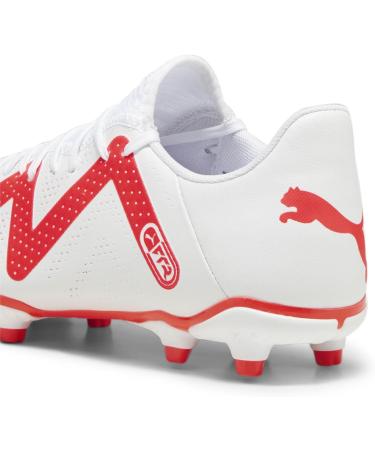 PUMA Men's Future Play FG/AG Football Shoe - EU 43 White & Fire Orchid | International Shipping Available - Buy Online on SooperMarket.com